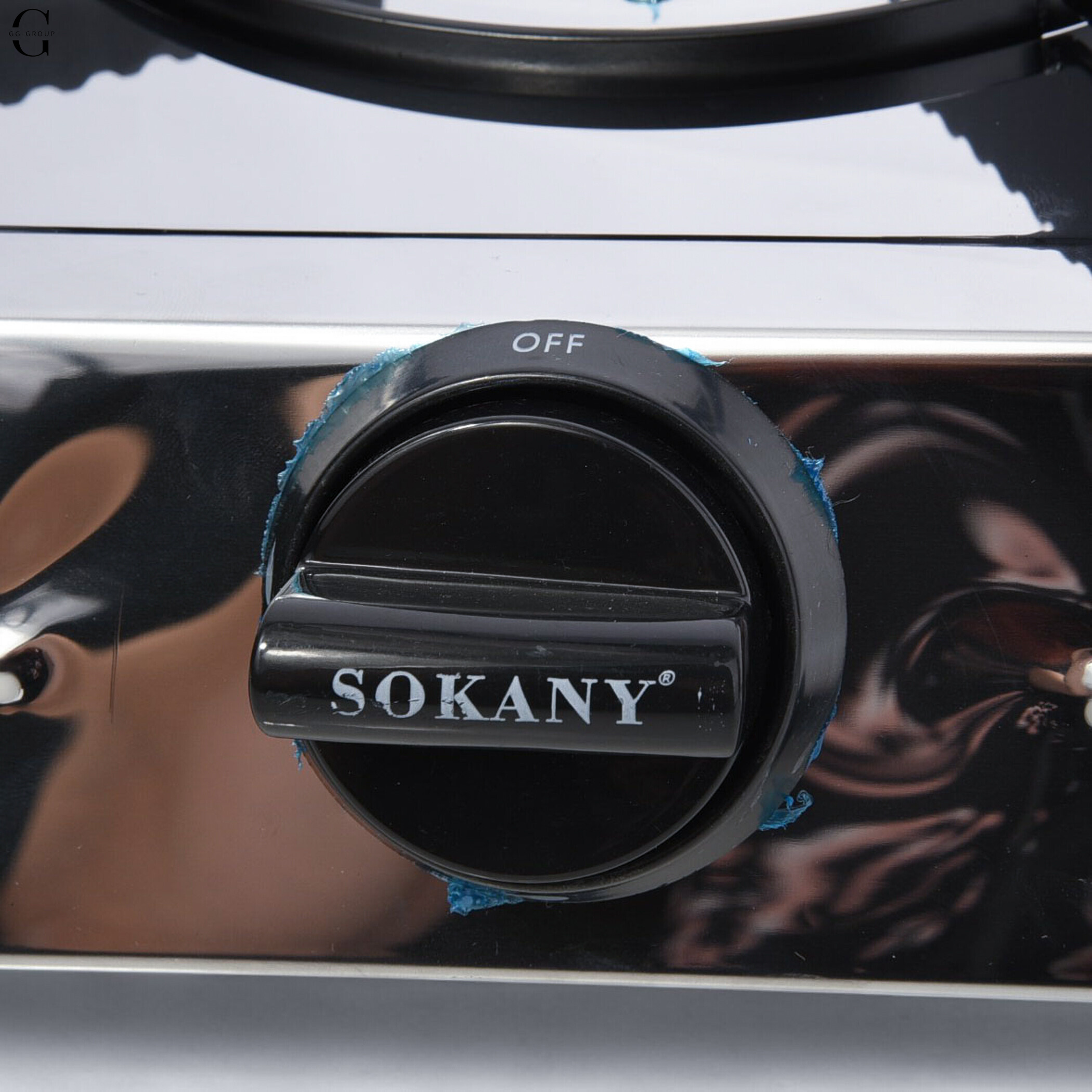 Двухконфорочная Газовая настольная плита Sokany SK-07022 баллоный газ
